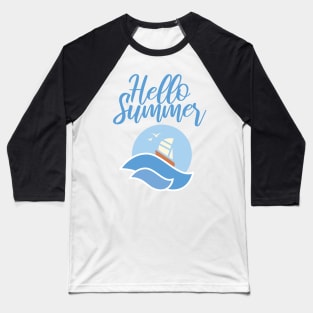 Vacaton Hello summer Baseball T-Shirt